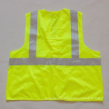 Réglage personnalisable Hi Vis Fluorescent Jaune Reflective Construction Work Vest Safety Used Work Uniform